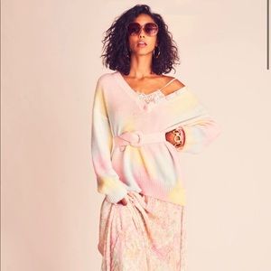 BRAND NEW LoveShackFancy Naveen V neck pullover